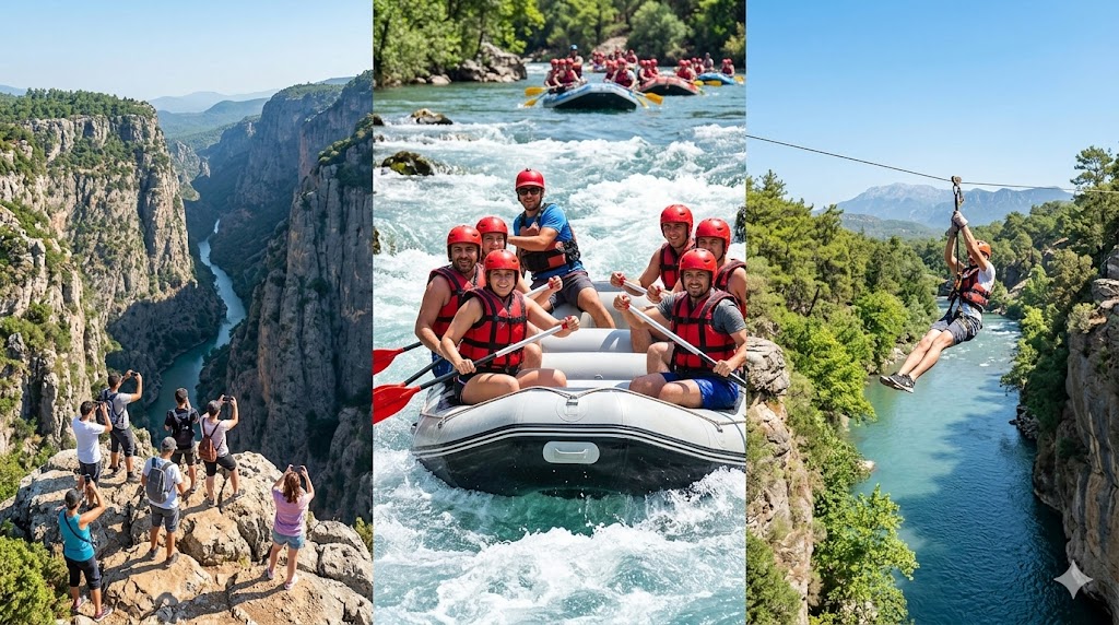 RAFTING + ZIPLINE + TAZI KANYONU
